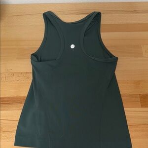 lululemon athletica Green Racerback Tank Top